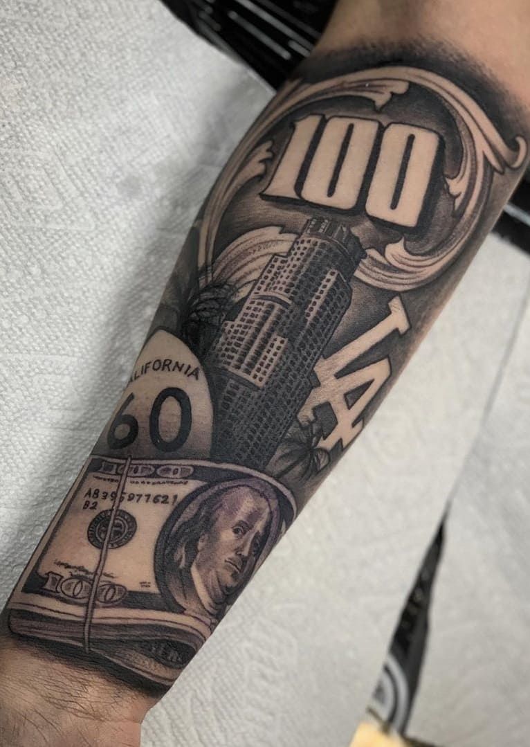 100 Bill Tattoo Dollar Bill 100 On Instagram Gangsta Tattoos Badass 100 Bill Tattoo Dollar Bill 100 On Instagram Gangsta Tattoos Badass