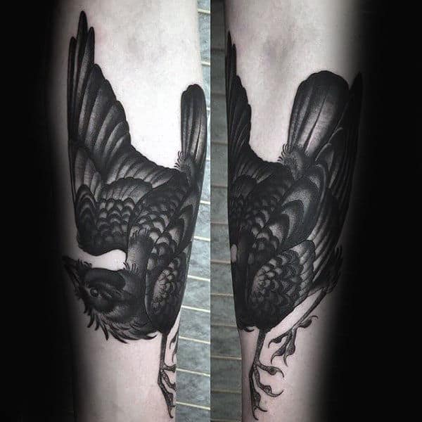100 Crow Tattoo Designs For Men Black Bird Ink Ideas 100 Crow Tattoo Designs For Men Black Bird Ink Ideas