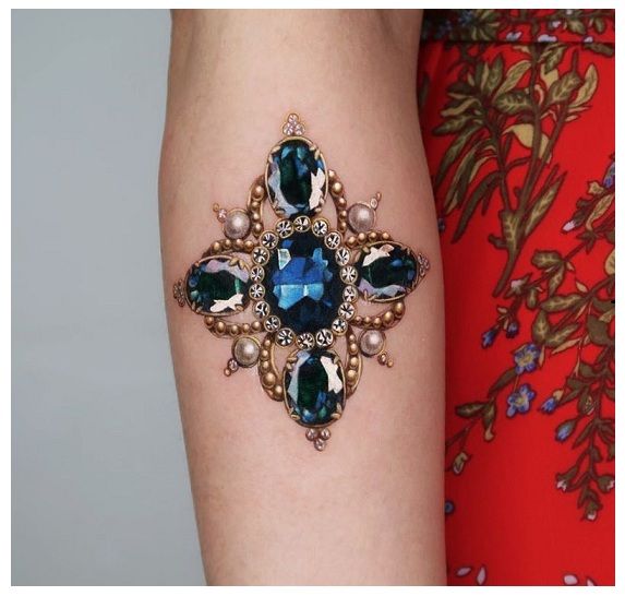 12 Stunning Jewel Tattoo Designs For A Touch Of Glamour 12 Stunning Jewel Tattoo Designs For A Touch Of Glamour