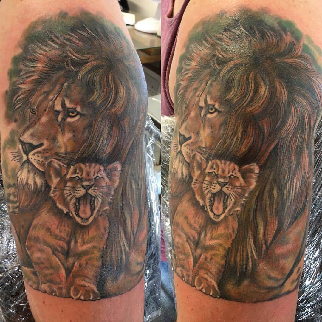15 Best Lion And Cub Tattoo Collection Of 2020 Petpress Lion 15 Best Lion And Cub Tattoo Collection Of 2020 Petpress Lion