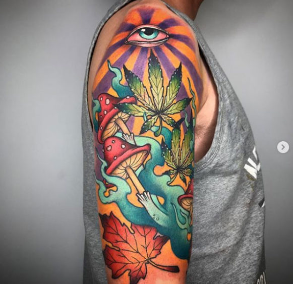 19 Coolest Weed Tattoos On Instagram 19 Coolest Weed Tattoos On Instagram