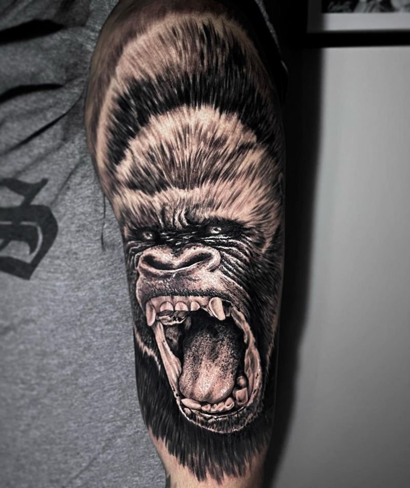 20 Amazing King Kong Tattoos For 2024 20 Amazing King Kong Tattoos For 2024