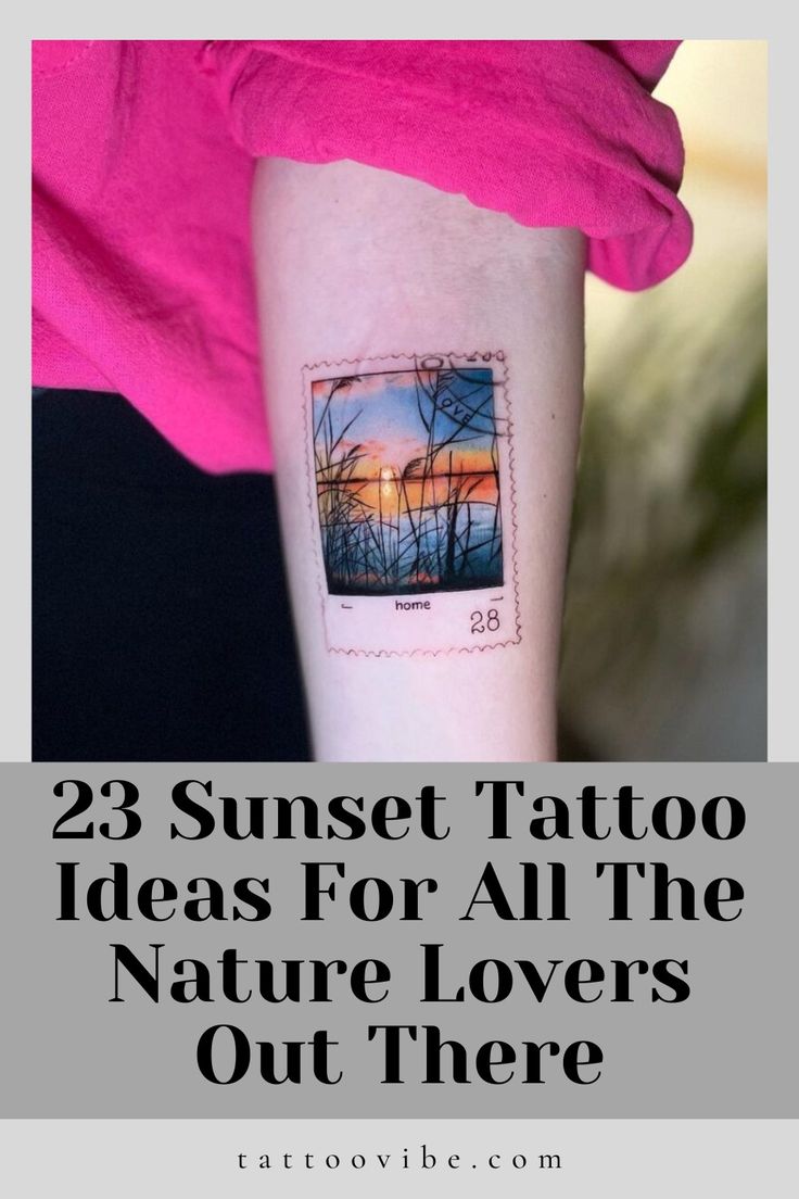 23 Sunset Tattoo Ideas For All The Nature Lovers Out There 23 Sunset Tattoo Ideas For All The Nature Lovers Out There