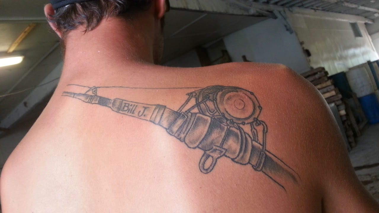 25 Amazing Fishing Tattoos Tattoo Glee 25 Amazing Fishing Tattoos Tattoo Glee