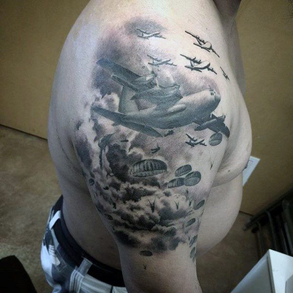 30 Airborne Tattoos For Men Military Ink Design Ideas 30 Airborne Tattoos For Men Military Ink Design Ideas