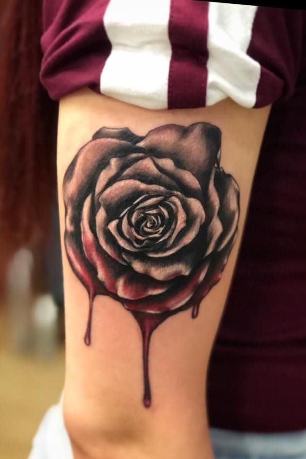30 Bleeding Rose Tattoo Design Ideas With Meaning Entertainmentmesh 30 Bleeding Rose Tattoo Design Ideas With Meaning Entertainmentmesh