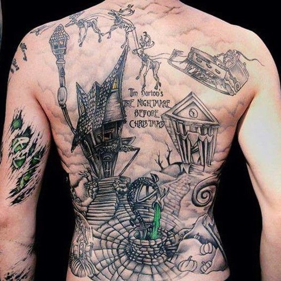 40 Cool Nightmare Before Christmas Tattoos Designs 40 Cool Nightmare Before Christmas Tattoos Designs