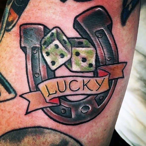 40 Good Luck Tattoos For Men Lucky Design Ideas 40 Good Luck Tattoos For Men Lucky Design Ideas