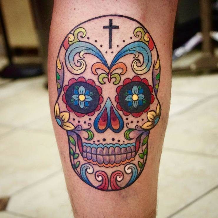 40 Mexican Candy Skull Tattoos Skullspiration 40 Mexican Candy Skull Tattoos Skullspiration