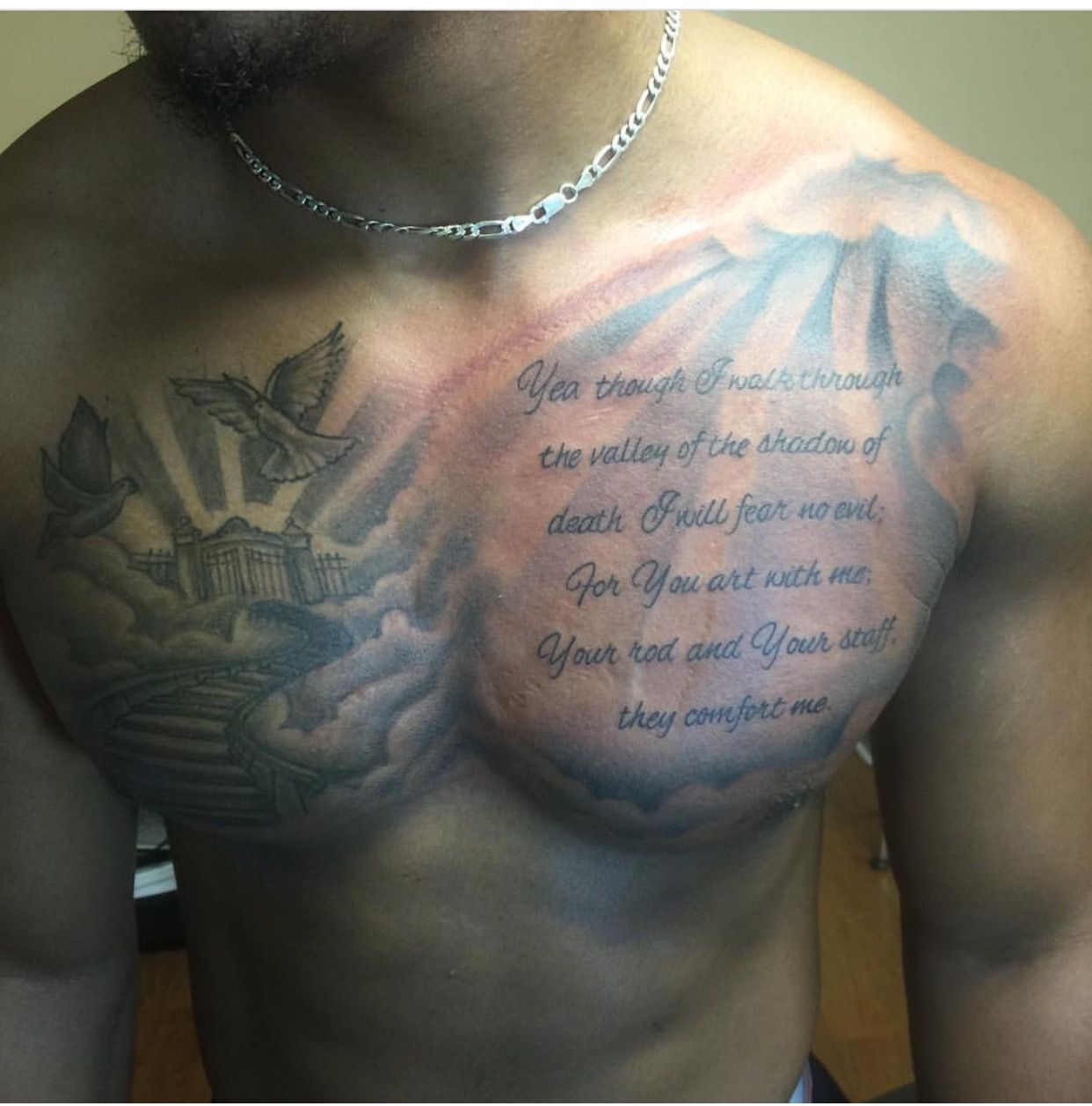 40 Psalm 23 Tattoo Designs For Men Bible Verse Ink Ideas 40 Psalm 23 Tattoo Designs For Men Bible Verse Ink Ideas