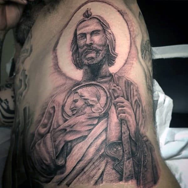 40 St Jude Tattoo Designs For Men Religious Ink Ideas 40 St Jude Tattoo Designs For Men Religious Ink Ideas
