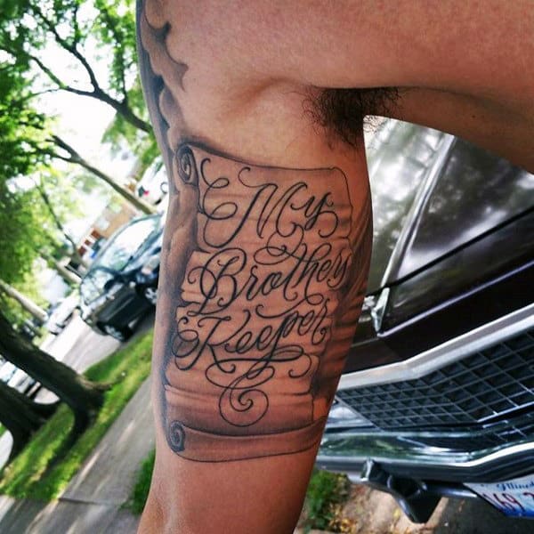 42 Lovely Scroll Tattoos On Arm 42 Lovely Scroll Tattoos On Arm
