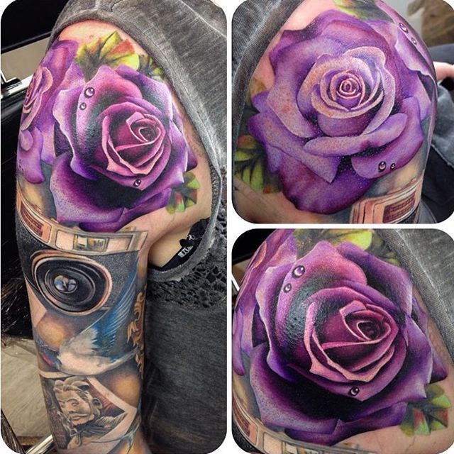 47 Best Colorful Rose Tattoo Images On Pinterest Colorful Rose 47 Best Colorful Rose Tattoo Images On Pinterest Colorful Rose
