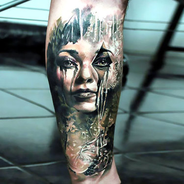 47 Girl Face Tattoo Ideas 47 Girl Face Tattoo Ideas