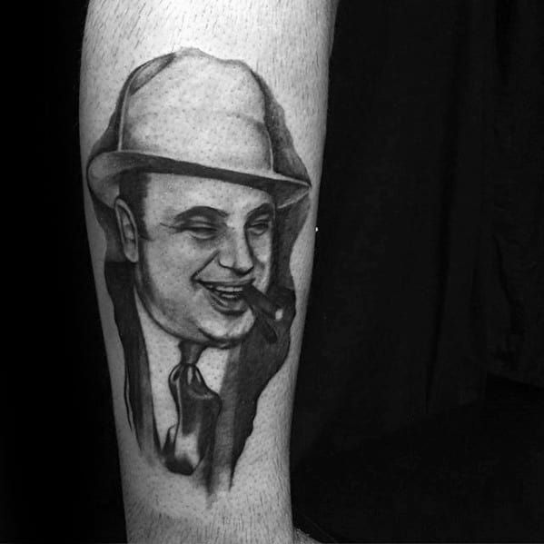 50 Al Capone Tattoos For Men Gangster Design Ideas 50 Al Capone Tattoos For Men Gangster Design Ideas