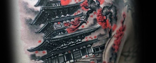 50 Japanese Temple Tattoo Designs For Men Buddhist Ink Ideas 50 Japanese Temple Tattoo Designs For Men Buddhist Ink Ideas