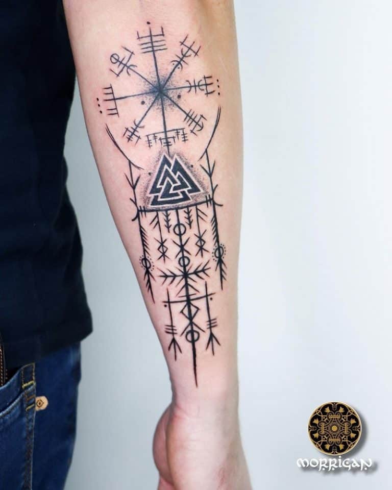 50 Valknut Tattoo Designs For Men Norse Mythology Ink Ideas 50 Valknut Tattoo Designs For Men Norse Mythology Ink Ideas