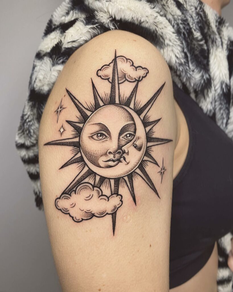 55 Elegant Sun Shoulder Tattoos Shoulder Tattoos 55 Elegant Sun Shoulder Tattoos Shoulder Tattoos