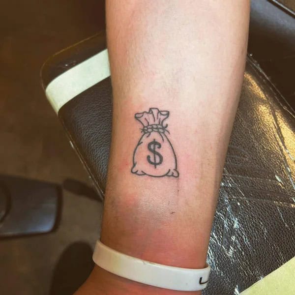 56 Outstanding Money Bag Tattoos That Will Help You Secure The Bag 56 Outstanding Money Bag Tattoos That Will Help You Secure The Bag