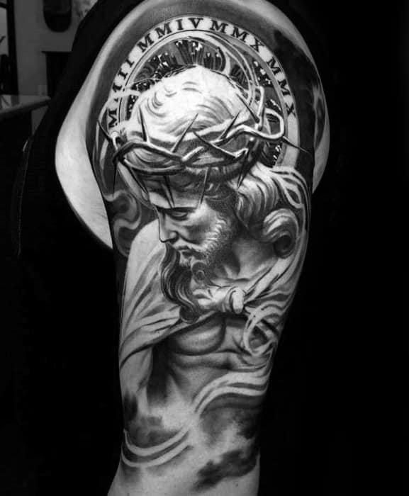 60 3D Jesus Tattoo Designs For Men Religious Ink Ideas 60 3D Jesus Tattoo Designs For Men Religious Ink Ideas