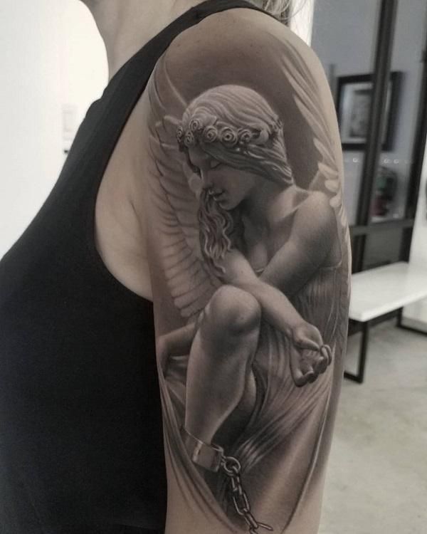 60 Holy Angel Tattoo Designs Art And Design 60 Holy Angel Tattoo Designs Art And Design