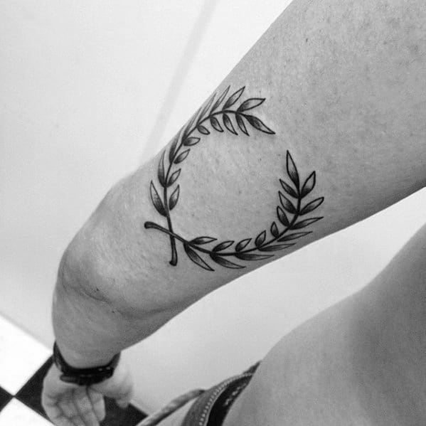60 Laurel Wreath Tattoo Designs For Men Branch Ink Ideas 60 Laurel Wreath Tattoo Designs For Men Branch Ink Ideas