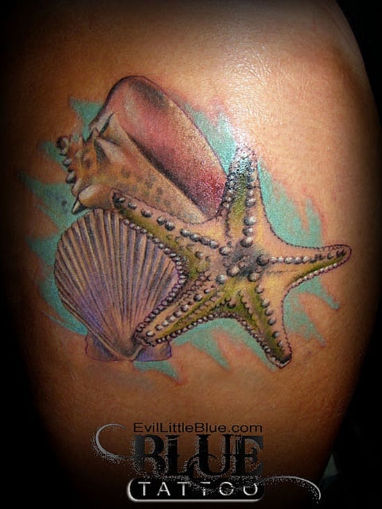 75 Starfish Tattoo Designs 75 Starfish Tattoo Designs