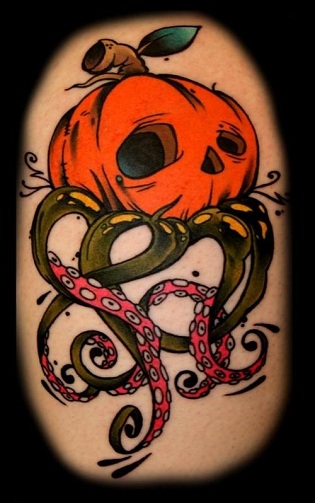 9 Stylish And Cute Pumpkin Tattoo Designs Styles At Life 9 Stylish And Cute Pumpkin Tattoo Designs Styles At Life