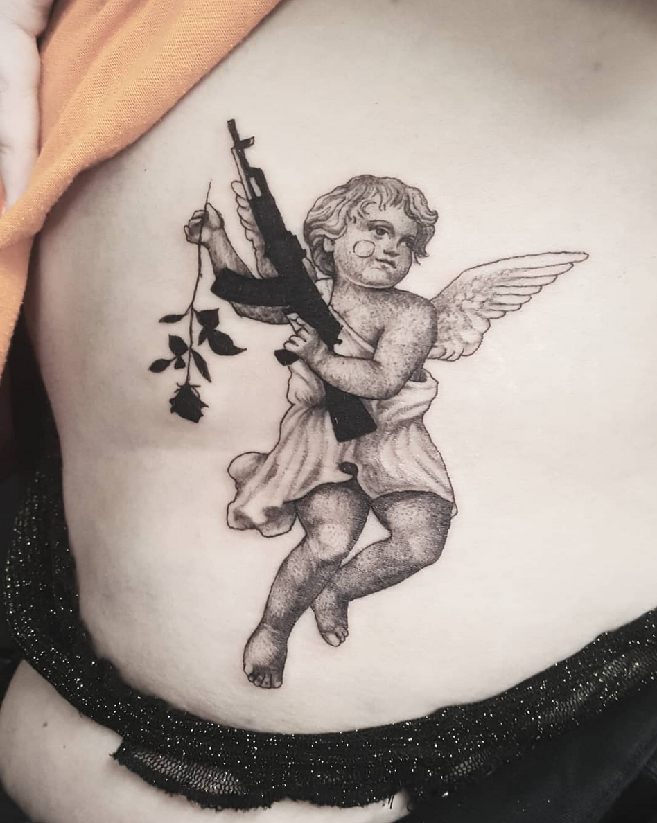 Angels Tattoo Cherub Tattoo Girly Tattoos Cupid Tattoo Angels Tattoo Cherub Tattoo Girly Tattoos Cupid Tattoo