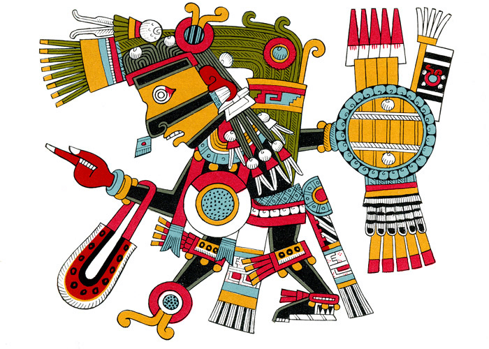 Aztec God Tezcatlipoca Tattoo Aztec God Tezcatlipoca Tattoo