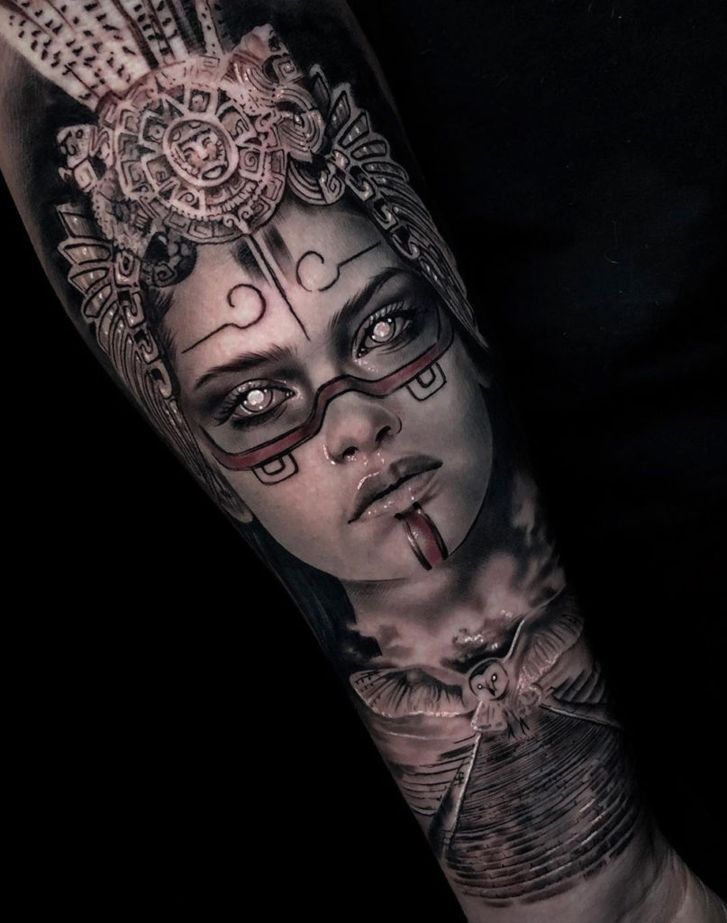 Aztec Tattoo For Woman Aztec Tattoo For Woman