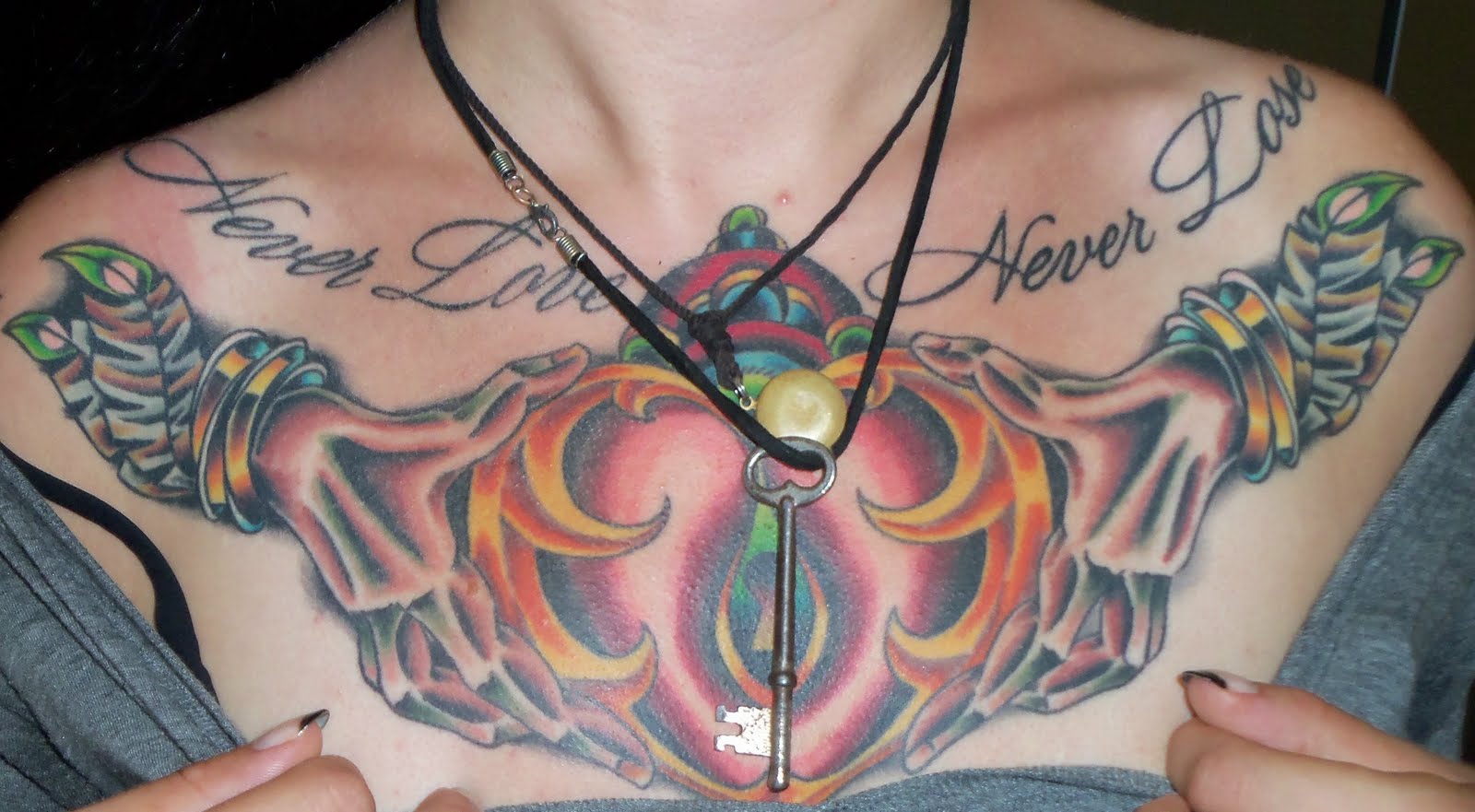 Beautiful Chest Piece Tattoo Designs For Girls Beautiful Chest Piece Tattoo Designs For Girls