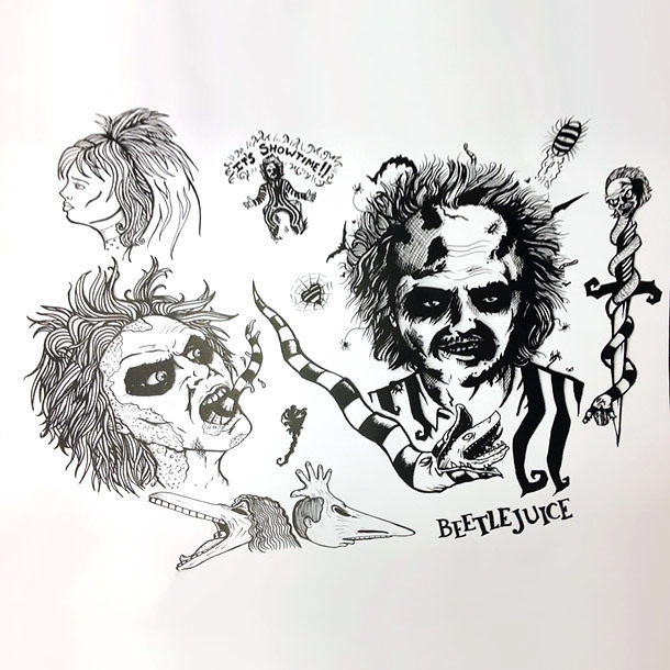 Beetlejuice Beetlejuice Beetlejuice Tattoo Design I Made R Beetlejuice Beetlejuice Beetlejuice Tattoo Design I Made R