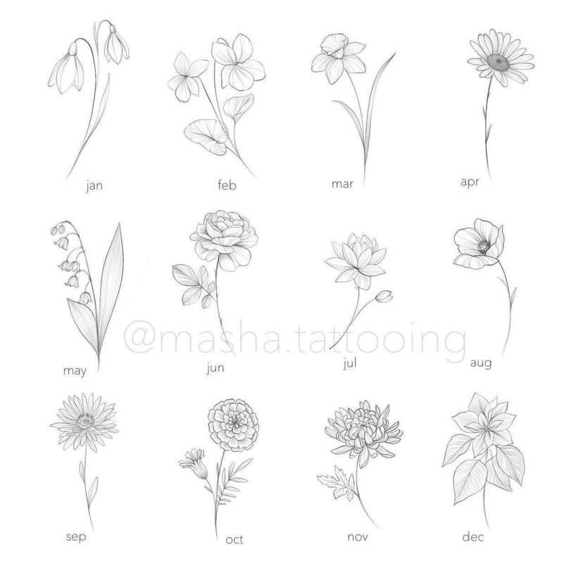 Birth Flowers Over 50 Best Birthday Flower Tattoo Ideas Tattoo Stylist Birth Flowers Over 50 Best Birthday Flower Tattoo Ideas Tattoo Stylist