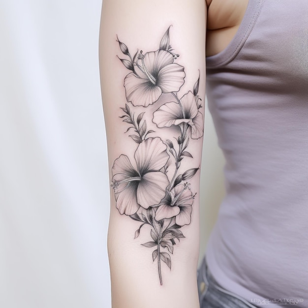 Black And White Hibiscus Flower Tattoo In Nikolina Petolas Style Stock Illustration Illustration Of Flower Dittmann 286821840 Black And White Hibiscus Flower Tattoo In Nikolina Petolas Style Stock Illustration Illustration Of Flower Dittmann 286821840