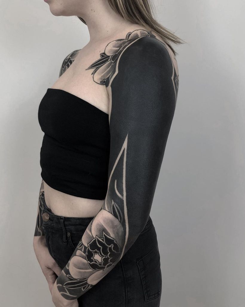 Blackout Cover Up Tattoo Blackout Cover Up Tattoo