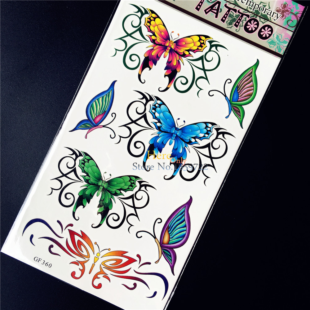 Body Art Waist Loin Tattoo Women Sexy Back Stickers Flower Leaves Body Art Waist Loin Tattoo Women Sexy Back Stickers Flower Leaves