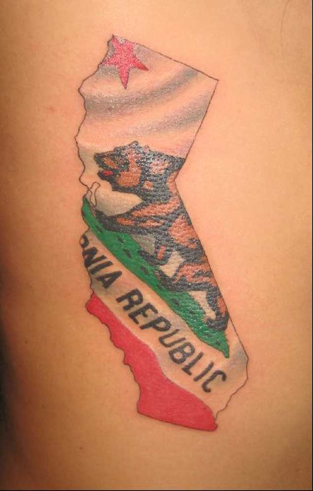 California State Tattoo Ideas California State Tattoo Ideas