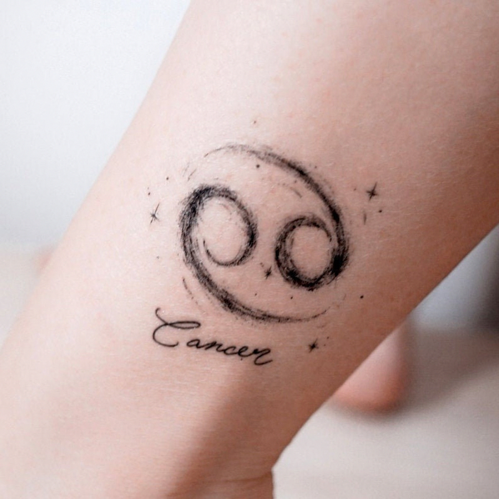 Cancer Horoscope Symbol Tattoo Cancer Horoscope Symbol Tattoo