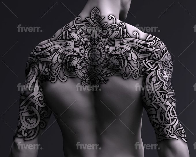 Create Perfect Celtic Nordic Viking Runes Tattoo Vector Stencil Create Perfect Celtic Nordic Viking Runes Tattoo Vector Stencil