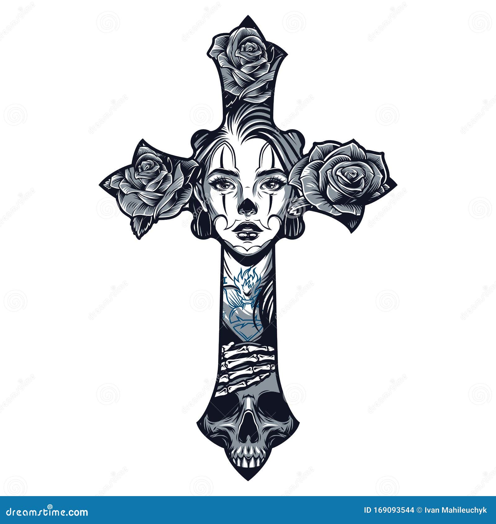 Crosses With Roses Designs For Tattoos Crosses With Roses Designs For Tattoos