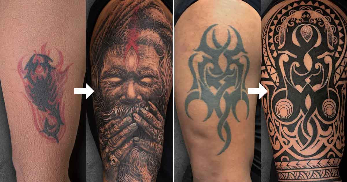 Custom Tattoo Cover Ups By Our Award Winning Artists Aliens Tattoo India Custom Tattoo Cover Ups By Our Award Winning Artists Aliens Tattoo India