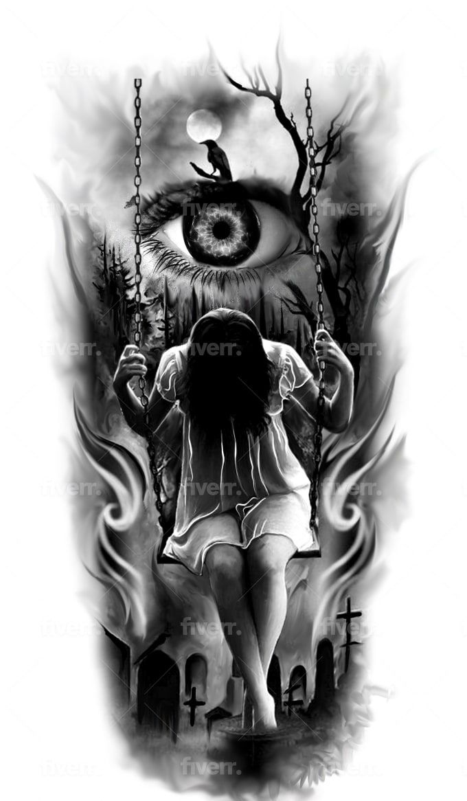 Cutesy Art I Will Create Realism And Full Sleeve Tattoo Design For 20 Cutesy Art I Will Create Realism And Full Sleeve Tattoo Design For 20