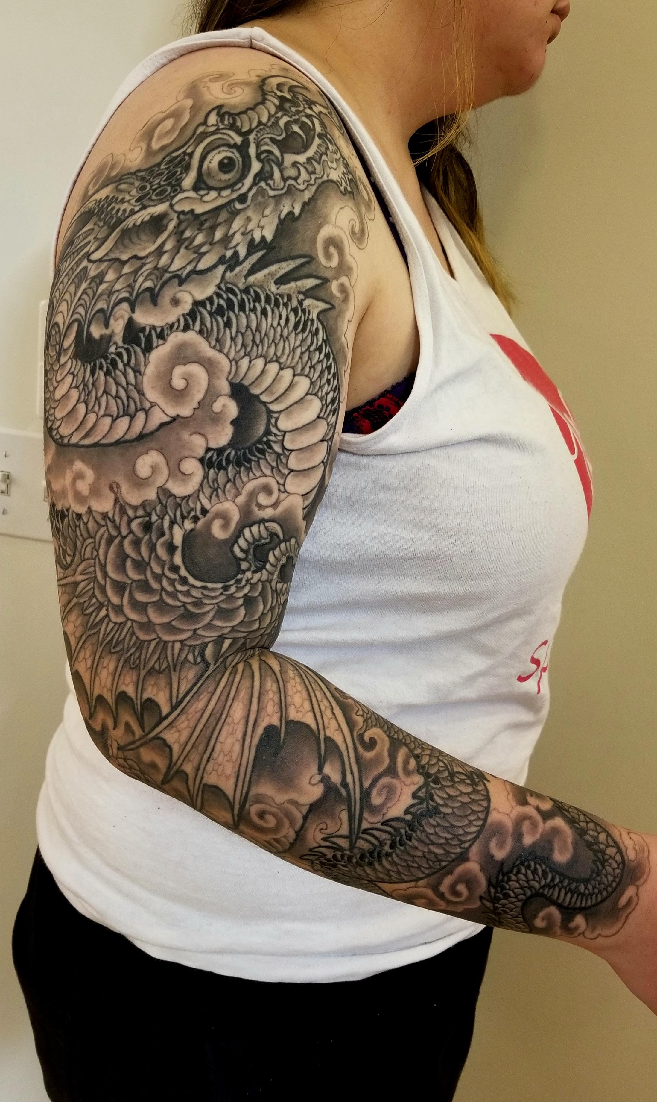 Dragon Sleeve By Me Jeff Croci Of 7Th Son Tattoo In San Francisco Ca R Tattoos Dragon Sleeve By Me Jeff Croci Of 7Th Son Tattoo In San Francisco Ca R Tattoos