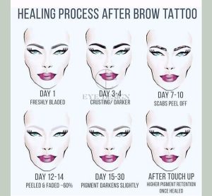 Eyebrow Tattoo Healing And Aftercare Instructions Day By Day Eyebrow Tattoo Healing And Aftercare Instructions Day By Day