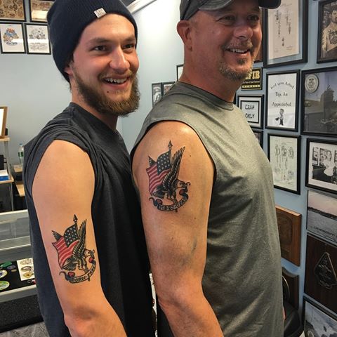 Father And Son Matching Tattoos Father And Son Matching Tattoos