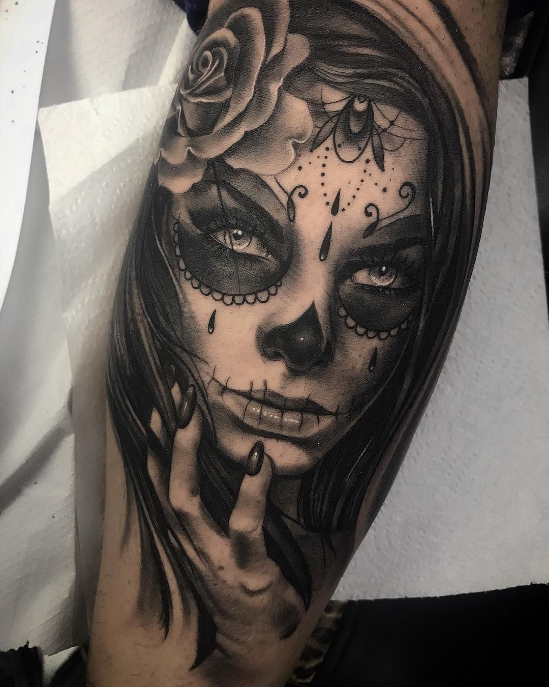 Female Sugar Skull Tattoos Female Sugar Skull Tattoos