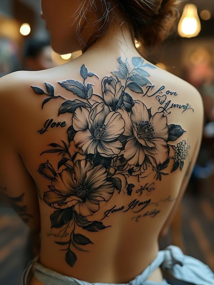Floral Back Tattoo By Sweetleas Floral Back Tattoos Back Tattoo Floral Back Tattoo By Sweetleas Floral Back Tattoos Back Tattoo