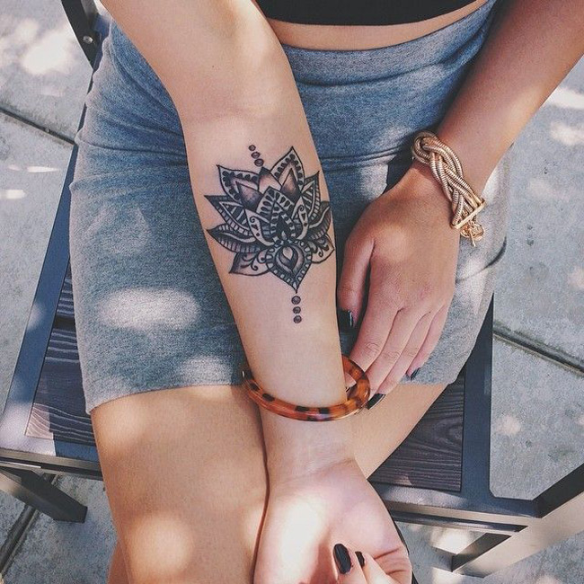 Forearm Mandala Tattoo Forearm Mandala Tattoo