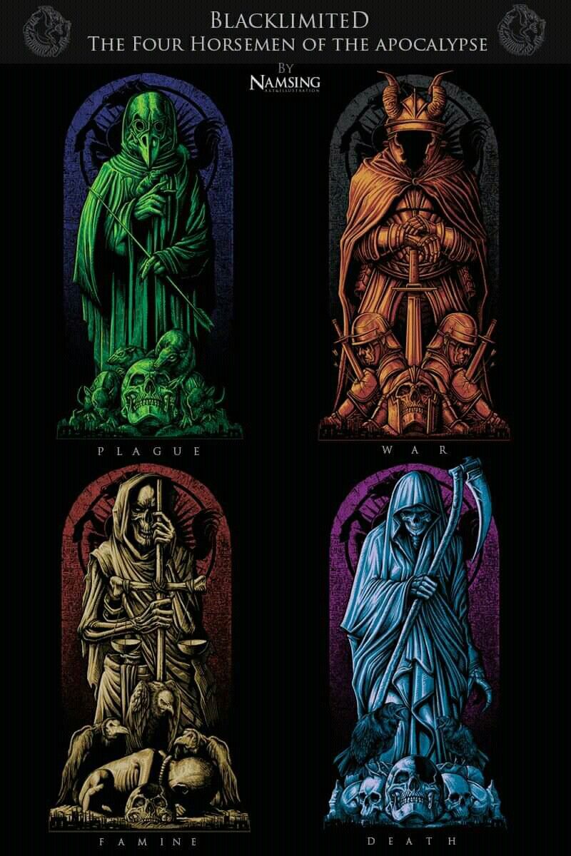 Four Horsemen Rev6 Fantasy Art Apocalypse Tattoo Four Horsemen Of Four Horsemen Rev6 Fantasy Art Apocalypse Tattoo Four Horsemen Of